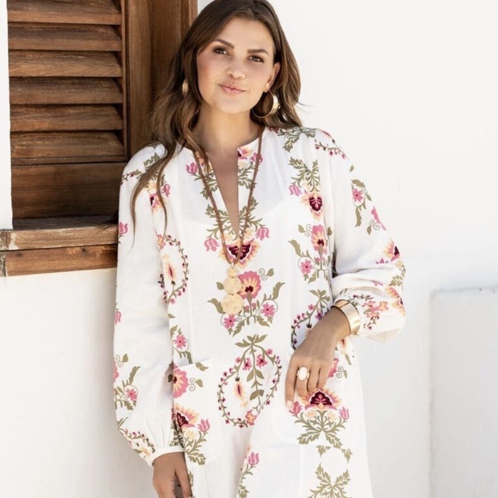 Zara floral print dress